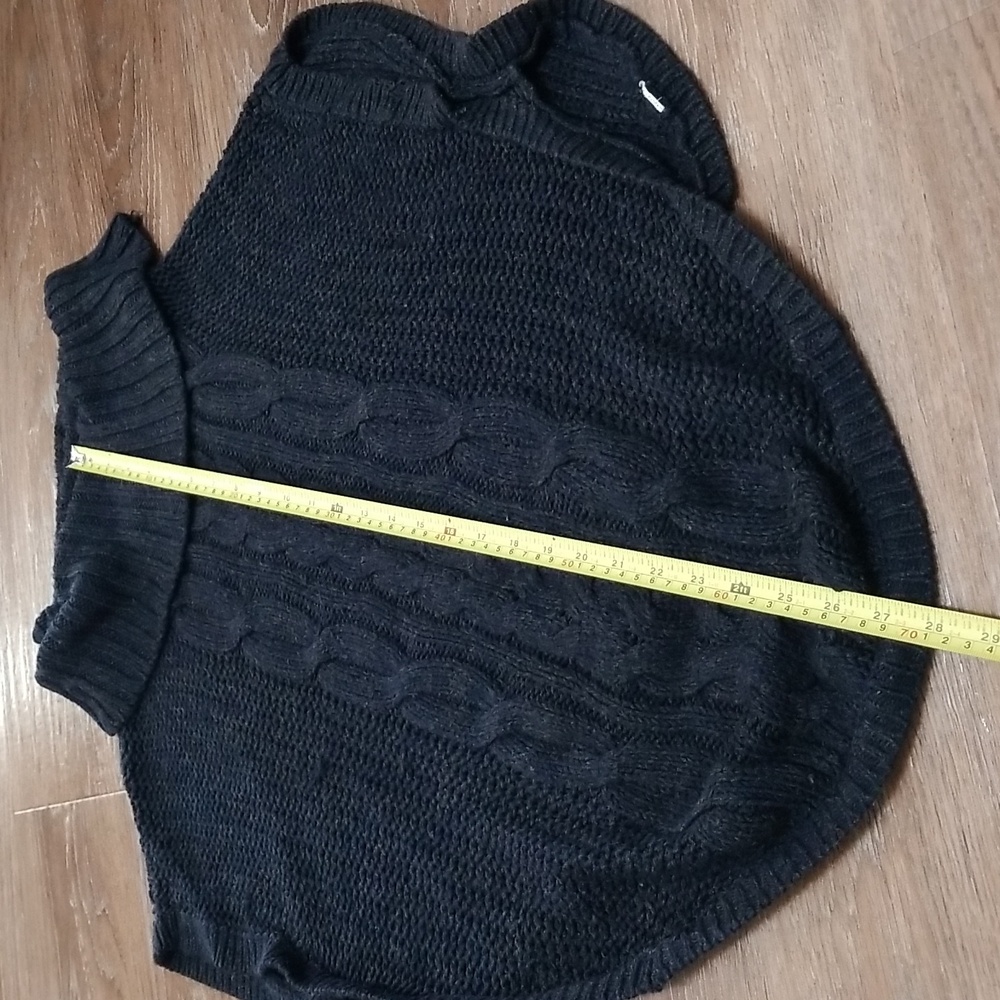 (M) Reitmans Oversized Cable Knit Sweater Cozy Cowl Neck Grannycore - Picture 4 of 7